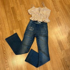 Cello Size Small; Flare bottom Jeans